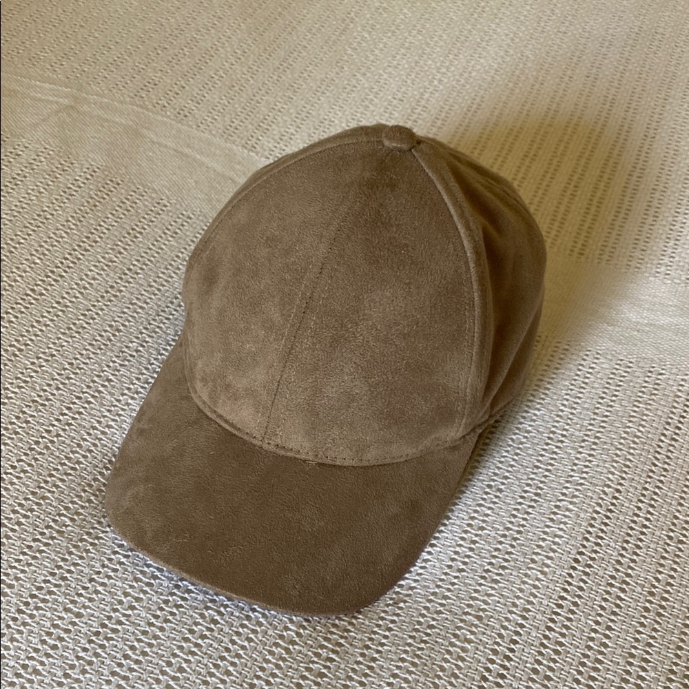 H&M Casual Mens Brown Faux Suede Cap